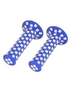 Check Grips 7/8 long 124mm 800 Blue White.